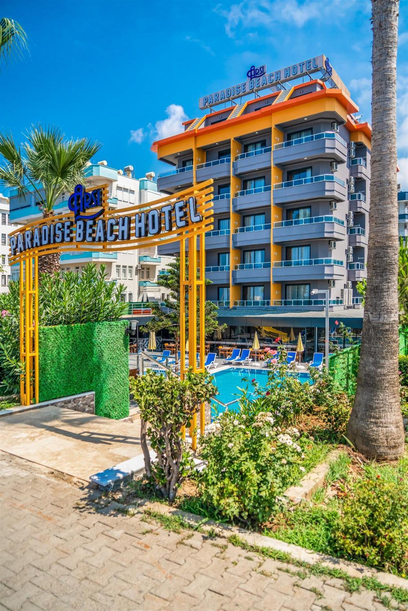 Arsi Paradise Beach Hotel Alanya Exterior foto
